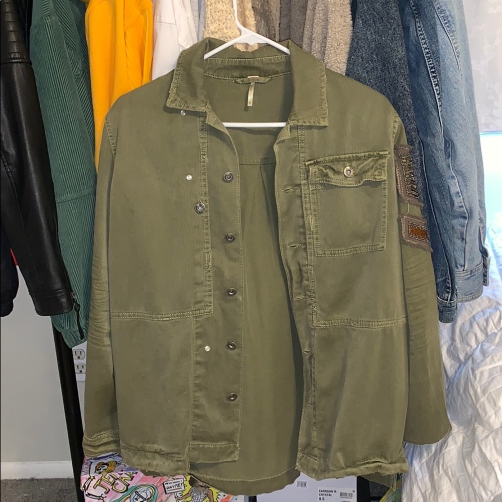 Army green jacket